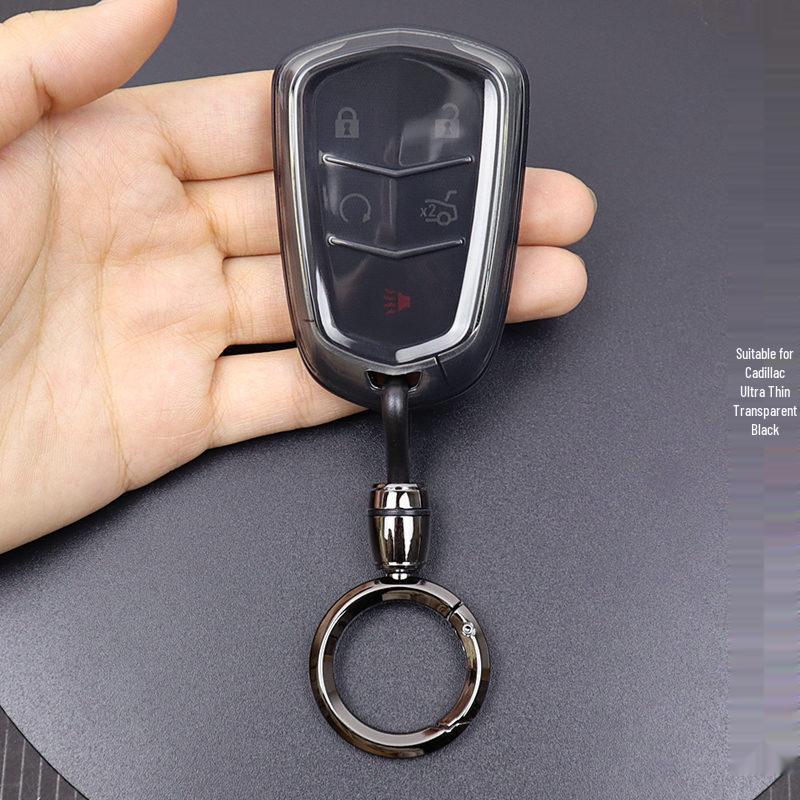 Transparent Full Coverage Key Case for Cadillac XT4 XT5 XT6 CT6 ATSL CTS XTS