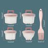 DIY Egg Cooker Oil Basting Brush Set Household Egg Steaming Mould For Home Kitchen