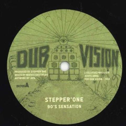 

7inch Record STEPPER ONE - 90 s Sensation / Dub Sensation DV705 Dub Vision EU 2023 Europe Reggae, Ska & Dub