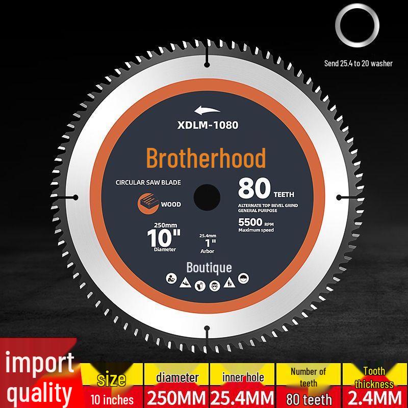Imported Hard Alloy Circular Saw Blade for Wood and Table Saws