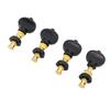 8PCS Metal, Plastic Ukulele Tuners Black And Golden Ukulele Tuning Keys Ukulele Tuning Peg  Ukulele