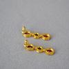 Colorful Gemstone Gold-Plated Earrings with 925 Silver Ear Pins