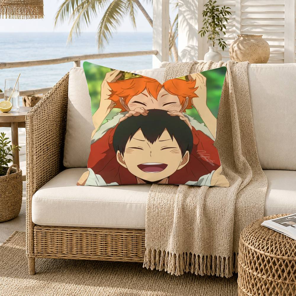 HHaikyuu Volleyball Japan Anime Pillow Case for Sofa Living Room Home office Decor Protective Cover
