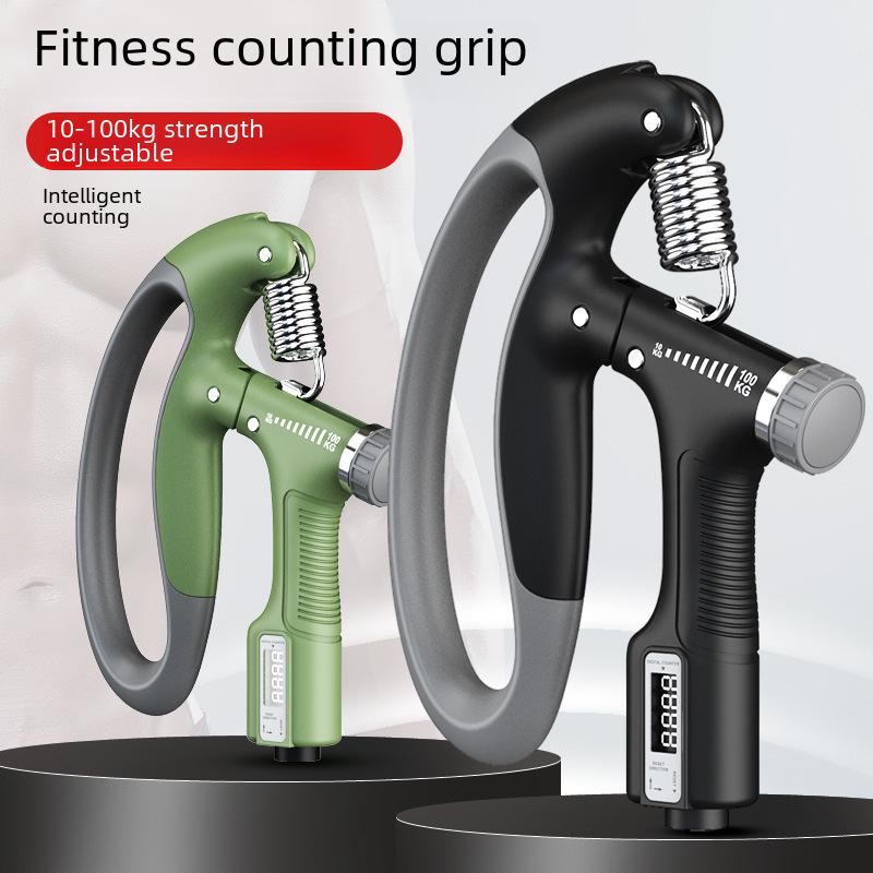 Cross-Border Adjustable Counting Gripper for Finger Strength Training - Portable Outdoor Fitness Equipment