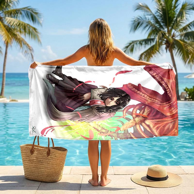 Pieck Fashion Beach Towel: Ideal for Summer Adventures Soft, absorbent and quick drying suitable for swimming and bathing