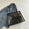Transparent Jelly Trendy Two-Piece Set Personalized Summer New Trendy Korean Style Fashionable Hand-in-Child Mother and Child Single Shoulder Bag
