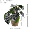 Exquisite Plastic Bonsai Set For Home And Photography Props Eucalyptus Banana Leaf Turtle Back Daisy Hibiscus