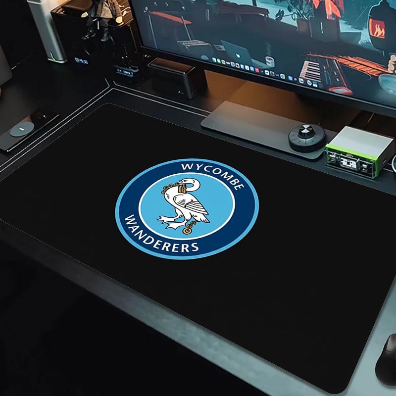 Wycombe Wanderers Fc Mouse Pad Large Gaming Table Cushion Nonslip Laptop Tablet Big Mousepad Xxl Mat Mini Pc Playmat With Lock Edge
