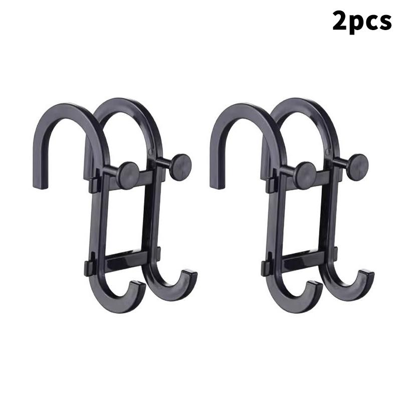 2Pcs Shower Hooks For Inside Shower Small Versatile No Drill Hooks Shower Door Towel Hook Innovative Portable Glass Door Hooks