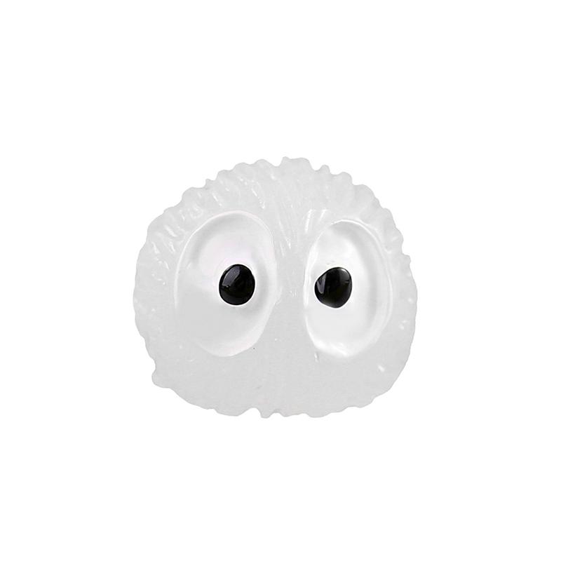 10Pcs Mini Luminous Briquettes Elfs Dust Sprite Micro Ornaments Small Coal Ball Glowing Potted Ornament Miniature Garden Decor