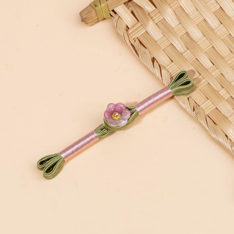 5Pcs Traditional Cheongsam Knot Button Flower Chinese Closures Buttons Sewing Fasteners for Clothing Decoration