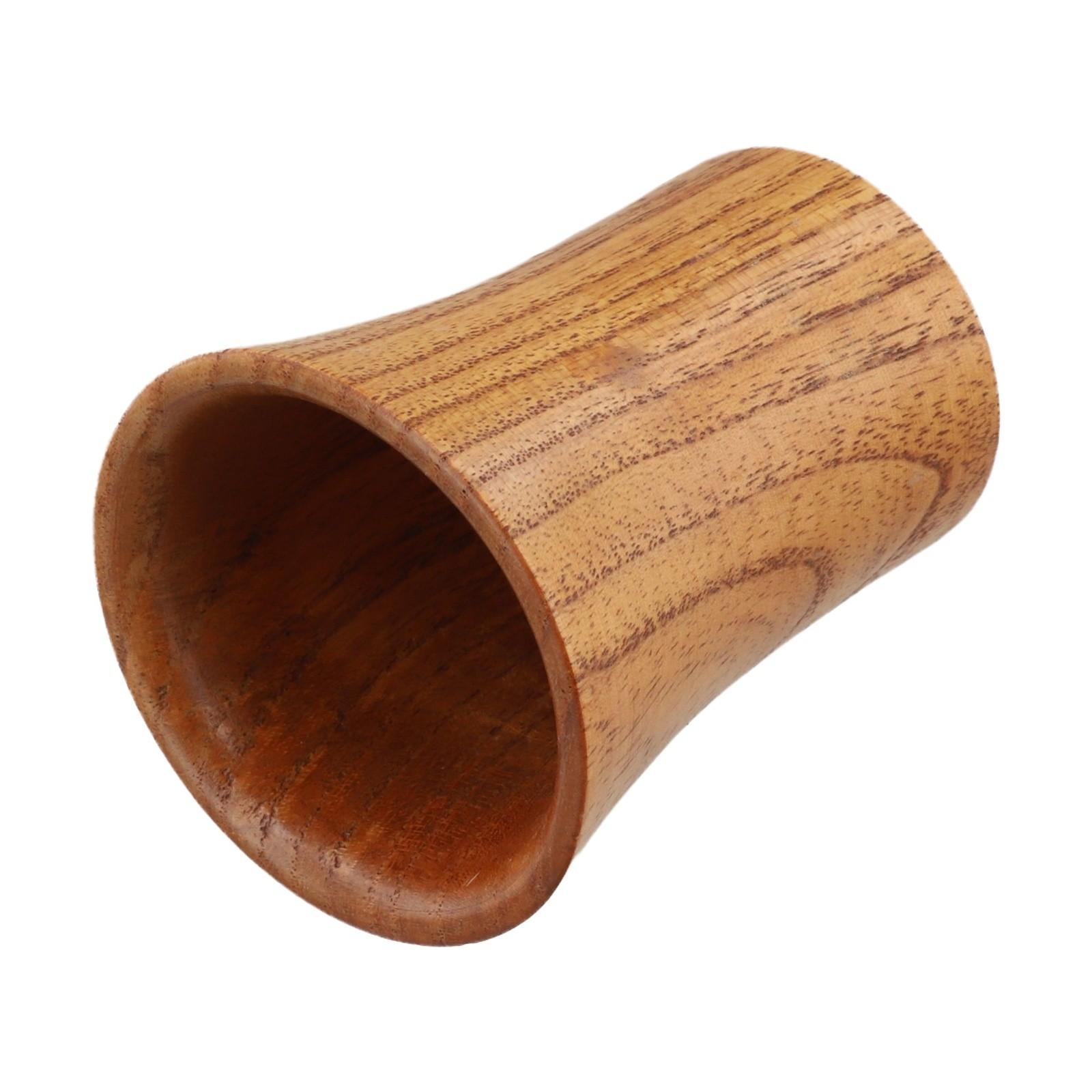Artistic Kitchenware Natural Drinkware Wooden Cups Comfortable Grip