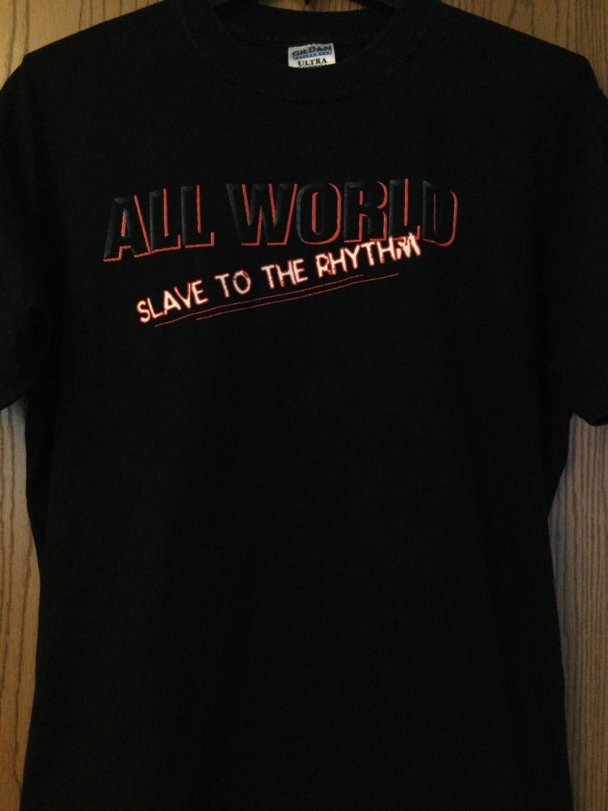 All World - “Slave To The Rhythm” (Grace Jones Song) - Black Shirt - XL 3XL