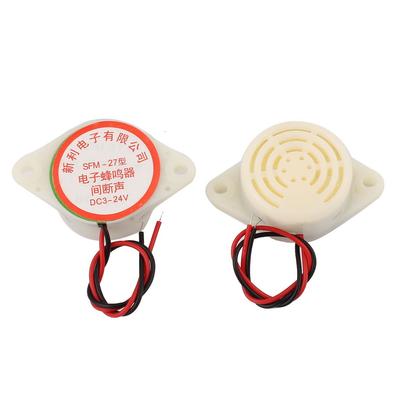 Uxcell DC 3-24V 90DB Aralıklı Bip Alarm Elektronik Buzzer Sesleyici 2 Adet
