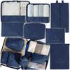 Organizer Cases for Suitcases for Clothes, Underwear, Cosmetics, 7 Pieces
