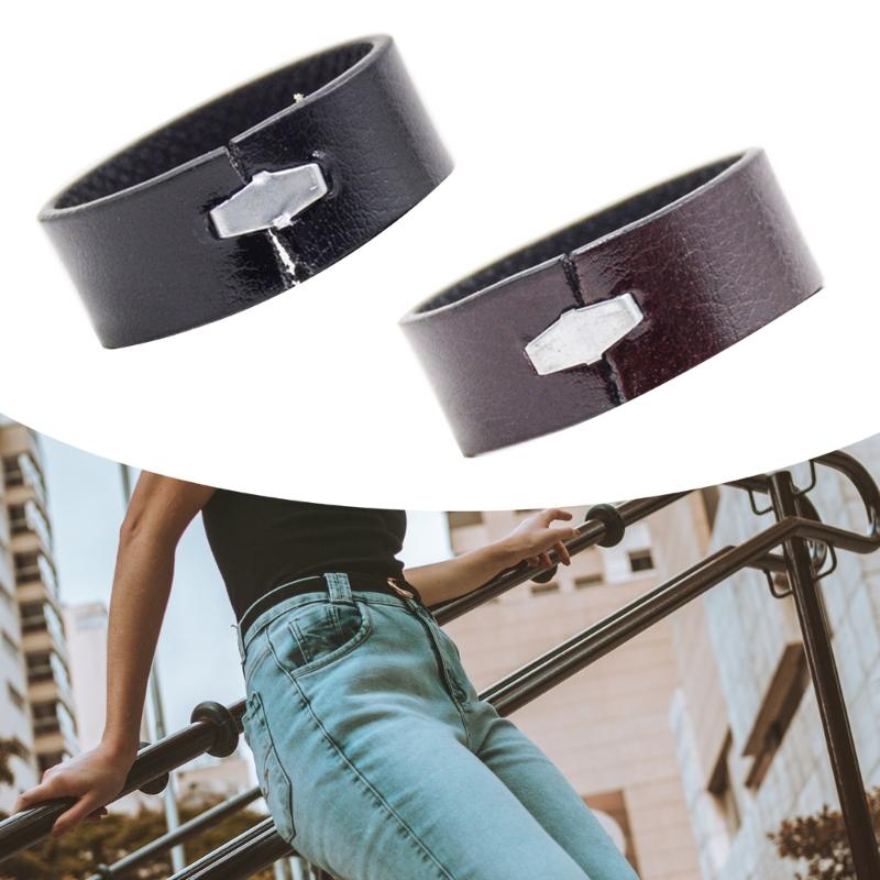Adjustable PU Leather Belt Holder for Versatile Waistband Backpack Waist Belt Use 50mm Replacement Part