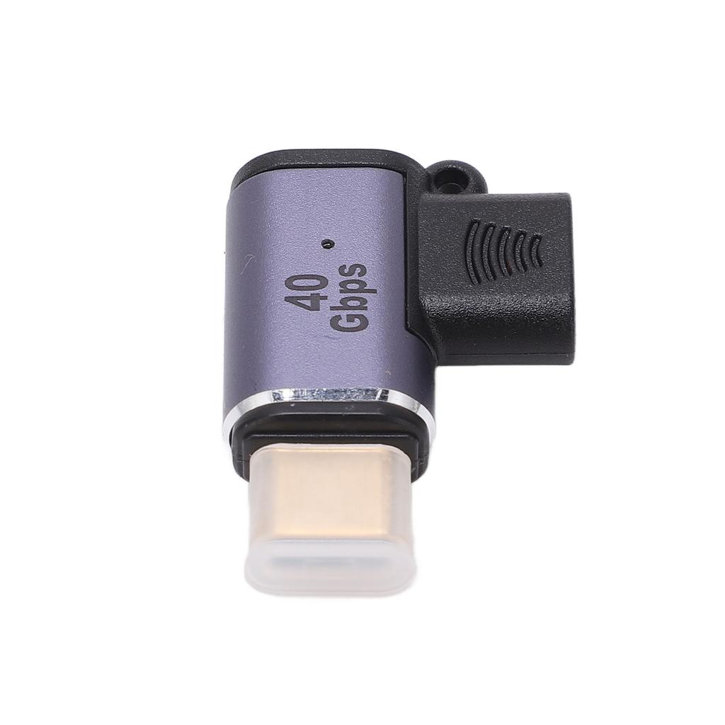 Magnetický adaptér USB-C na USB-C L-tvar 40 Gb/s 100W nabíjení 8K 120 Hz 7680x4320 USB-C samice na