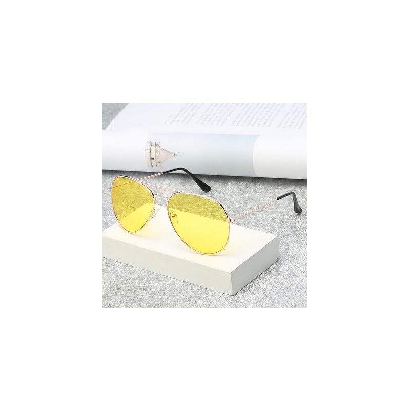 Premium Quality Uv Polarized Sunglasses For Night Vision And Outdoor Driving Gold
