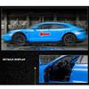 1/36 Porsche Taycan Turbo S Cross Turismo Alloy Sports Car Model Diecast Metal Race Car Vehicles Model Sound Light Kids Toy Gift