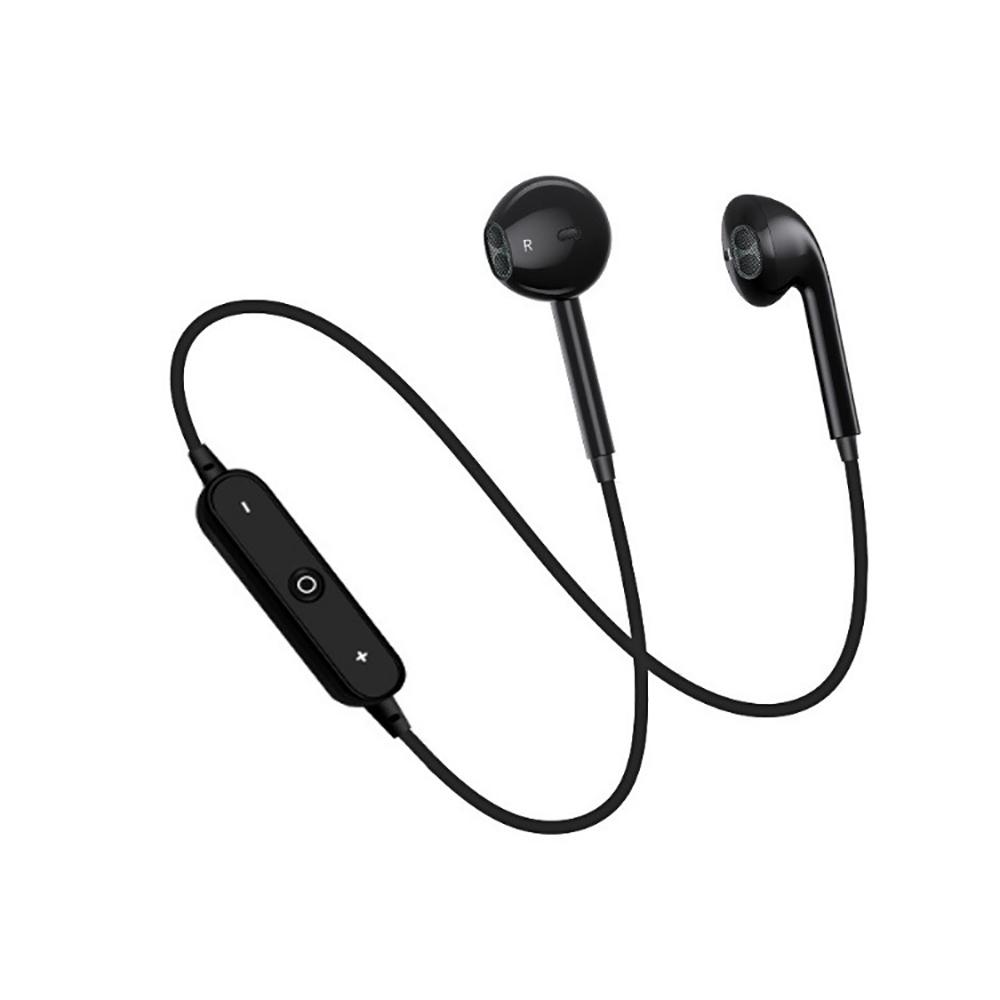 Bluetooth Earphone In-Ear Wireless Headphones S6 Sports Stereo High Quality Earphones with Mic Music Headset for Samrtphones