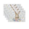 Heat-Resistant Stain-Proof Linen Party Placemats - Festival Collection