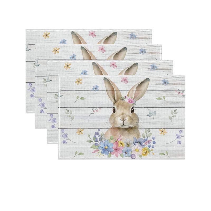 Heat-Resistant Stain-Proof Linen Party Placemats - Festival Collection