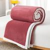 Thick Milk Velvet Double-sided Leisure Blanket Air Conditioning Blanket Towel for Summer Use