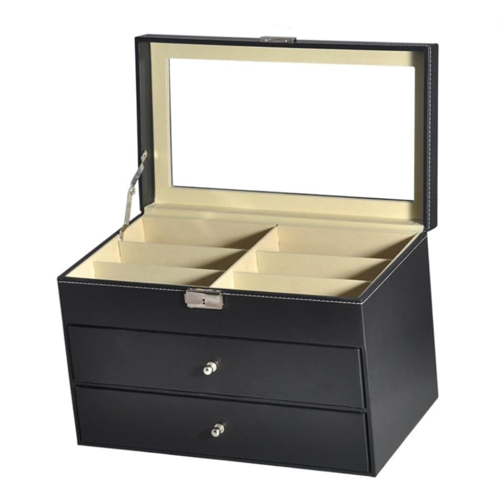 Gardenlightess Eyeglasses Sunglasses Storage Case Box Collection Case (18 Pieces)