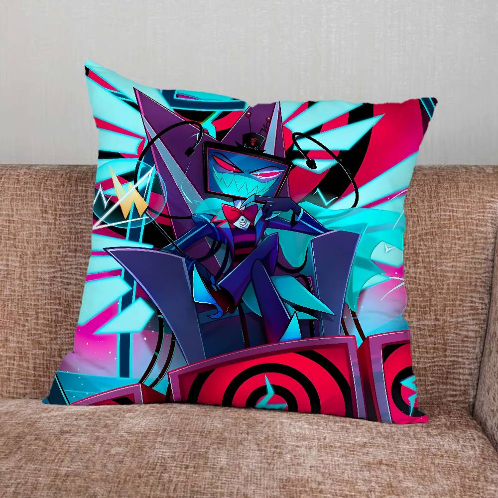 

HHazbin Comedy Hotel VVox Pillow Case For Home Bedroom Car Office Decoration Living Room Sofa Cushion Cover Suitable 30x30cm 12x12in