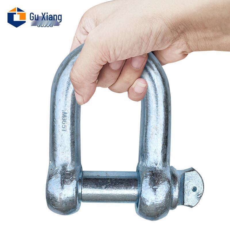 Guxiang GB Standard Galvanized Straight Shackle (5-Ton)