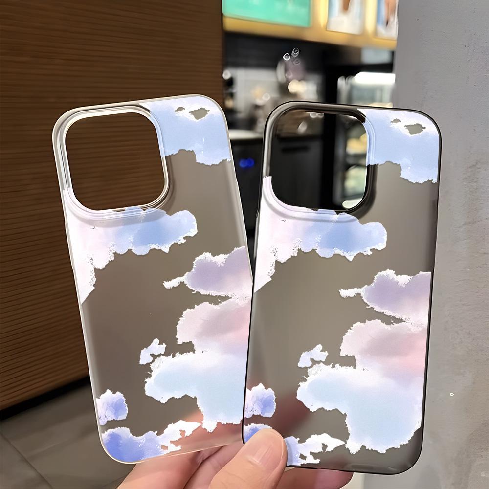 Mobile Phone Cases for iPhone 11 13 15 Pro Max 12 14 Pro Max Case iPhone 16 15 Plus 13 Pro 12 Mini 13 Mini Frosted Texture Painted Cartoon Flowers