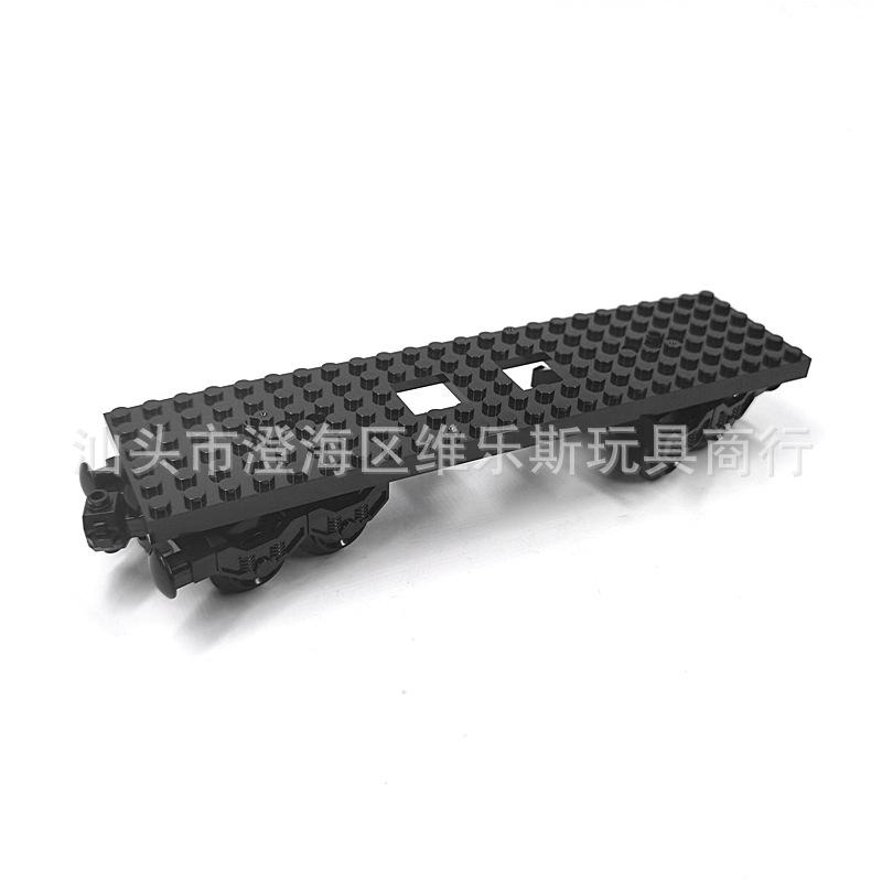 Compatible Power Building Block Toy Train Track Pulley Baseplate Set Spare Parts Compartment Diy