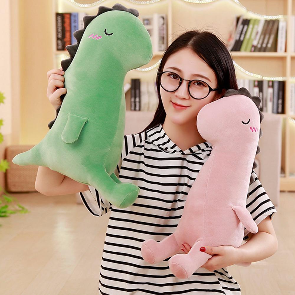 1pc 40cm Cute Dinosaur Plush Pillows Cartoon Animal Stuffed Toy Dolls For Kids Children Boys Birthda