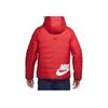 Nike Therma-Fit Legacy Waterproof Reversible Warm Hooded Cotton Jacket Men Outerwear Red Blue DH2784-687