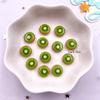 50 STK Resin Søt Mini Fargerik Avokado Kiwi Appelsin Mais Frukt Grønnsaker Neglekunst Flatback Rhinestone Scrapbook DIY Dekor Håndverk