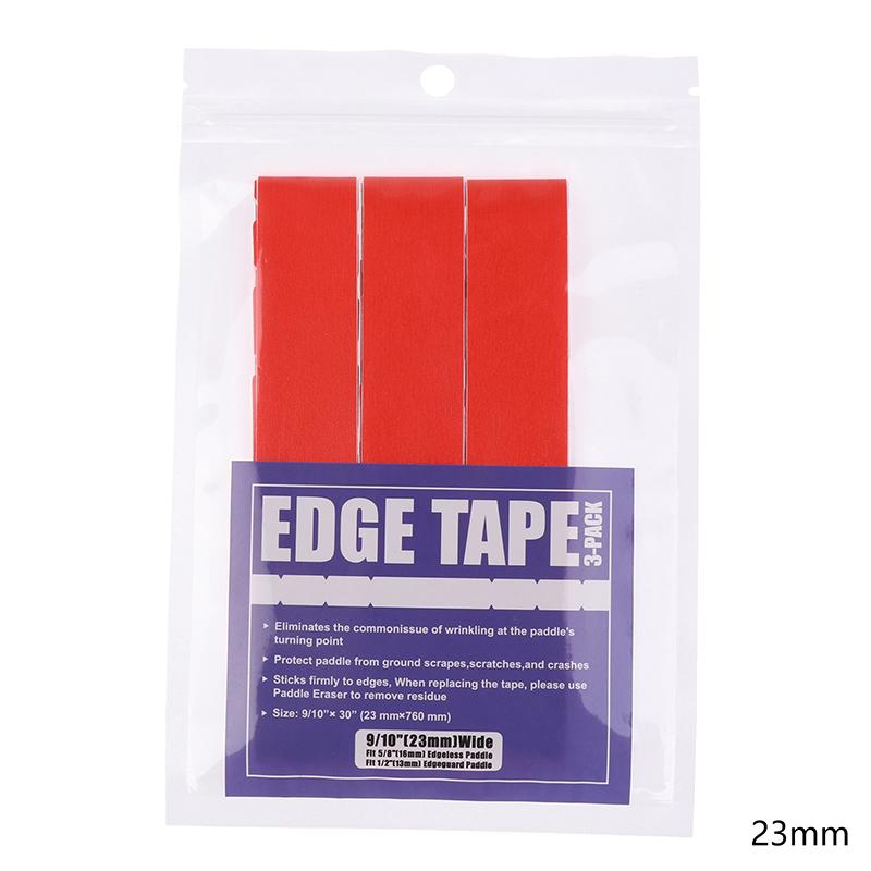 3Pcs Pickleball Racket Edge Sticker Paddle Head Edge Tape Sticker Reduce Impact And Friction Prevention Frame Protective Tape