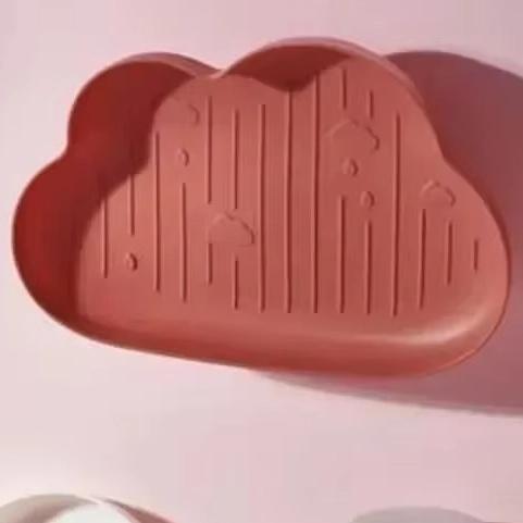 

1 Pcs Cloud Shaped Candy Snack Dry Fruits Plastic Plates Dishes Bowl Breakfast Tray Home Storage Kitchen Fruit Vegetable Tray красный