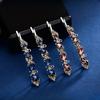 Stylish Minimalist Single Prong Crystal Frog Clip Elegant Side Hairpin Rhinestone Headpiece Women's Hairstyle Accessory for Festivals, Weddings, Parti