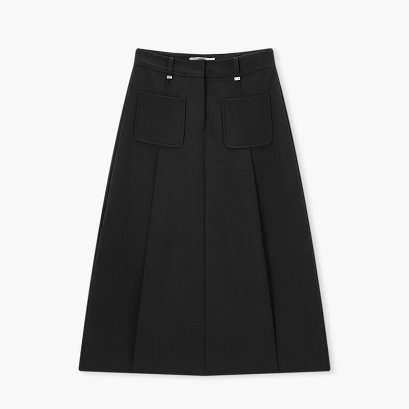 EICHITOO Classic A-Line Winter Midi Skirt