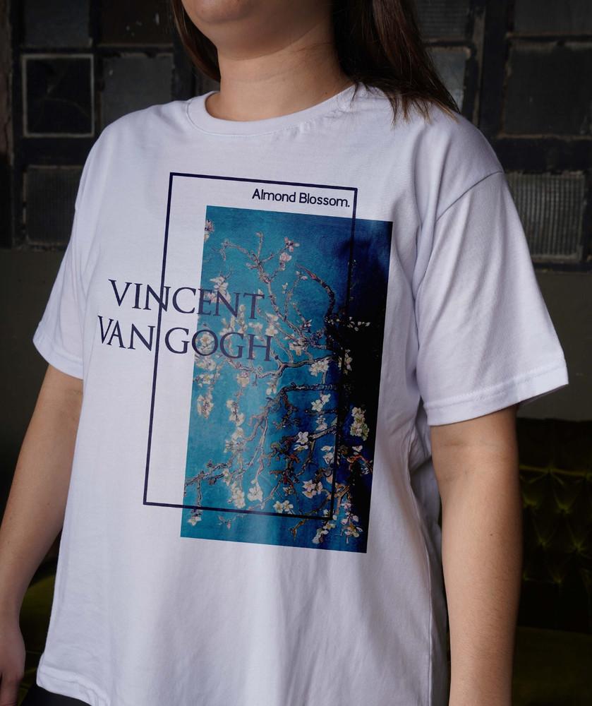 

Рубашка Ван Гога Подсолнухи Эстетическая Художественная Одежда Винсент Ван Гог Унисекс Футболка S