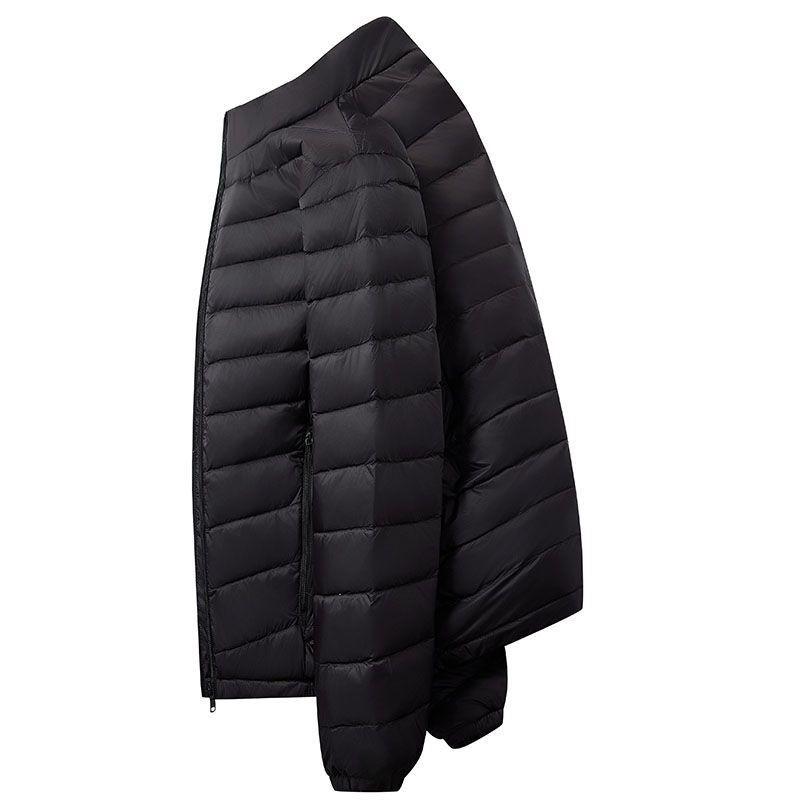 Lightweight Down Jacket Men Women XL Plus Size Warm Winter Coat Urban Style Stand Collar