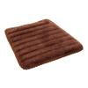 Seat Cushion Trapezoidal Shape Adjustable Straps Plush Material Chair Pad Dining Office Car Seat Cover Home Accessory