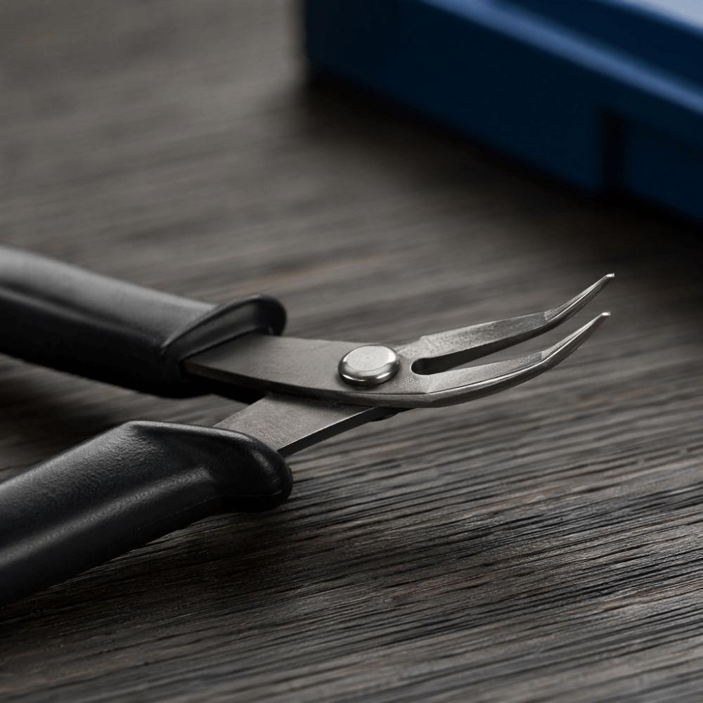 Curved Nose Racket Stringing Pliers Ergonomic Handle Curved Nose Pliers Tennis Rackets
