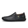 Men's Hand Stitching Casual Shoes Fashion Brand Men's New Round Head Casual Outdoor Soft Bottom Flat Shoes Large Size