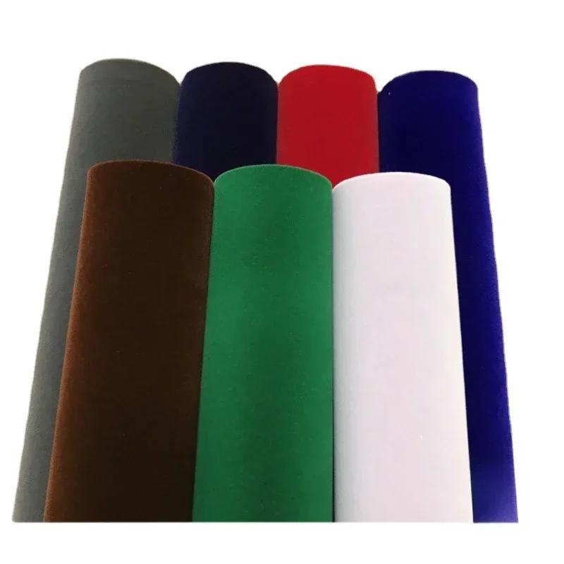 45cm*20cm/1m/3m/4m Thick Self Adhesive Flocking Wallpaper Fabric Roll 3D Sticky Velvet Textile Wallcovings for DIY Home Decor