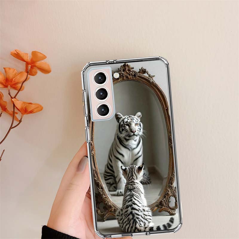 

Mirror Mirror Tell me What my Future Clear Phone Cases for Samsung S26 Ultra Galaxy S25 Edge S24 S23 FE S21 Plus S20 S22 S10 Cov Samsung S10 PLUS