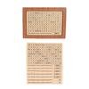 Customized Promotional Wooden Money Saving Box With Counter Desktop Piggy Bank Gift for Children Wooden Crafts Saving Box