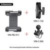 Heavy-Duty Outdoor Tablet Stand with U-bolt Round Tube Mount for 7-14 Inch Tablets