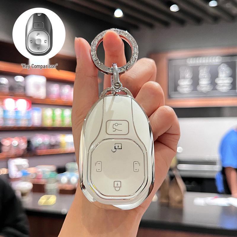 GAC Trumpchi M8 Key Cover: Compatible with Master, Grandmaster, E8, E9, S7 Models - Luxury Snap Shell for Women
