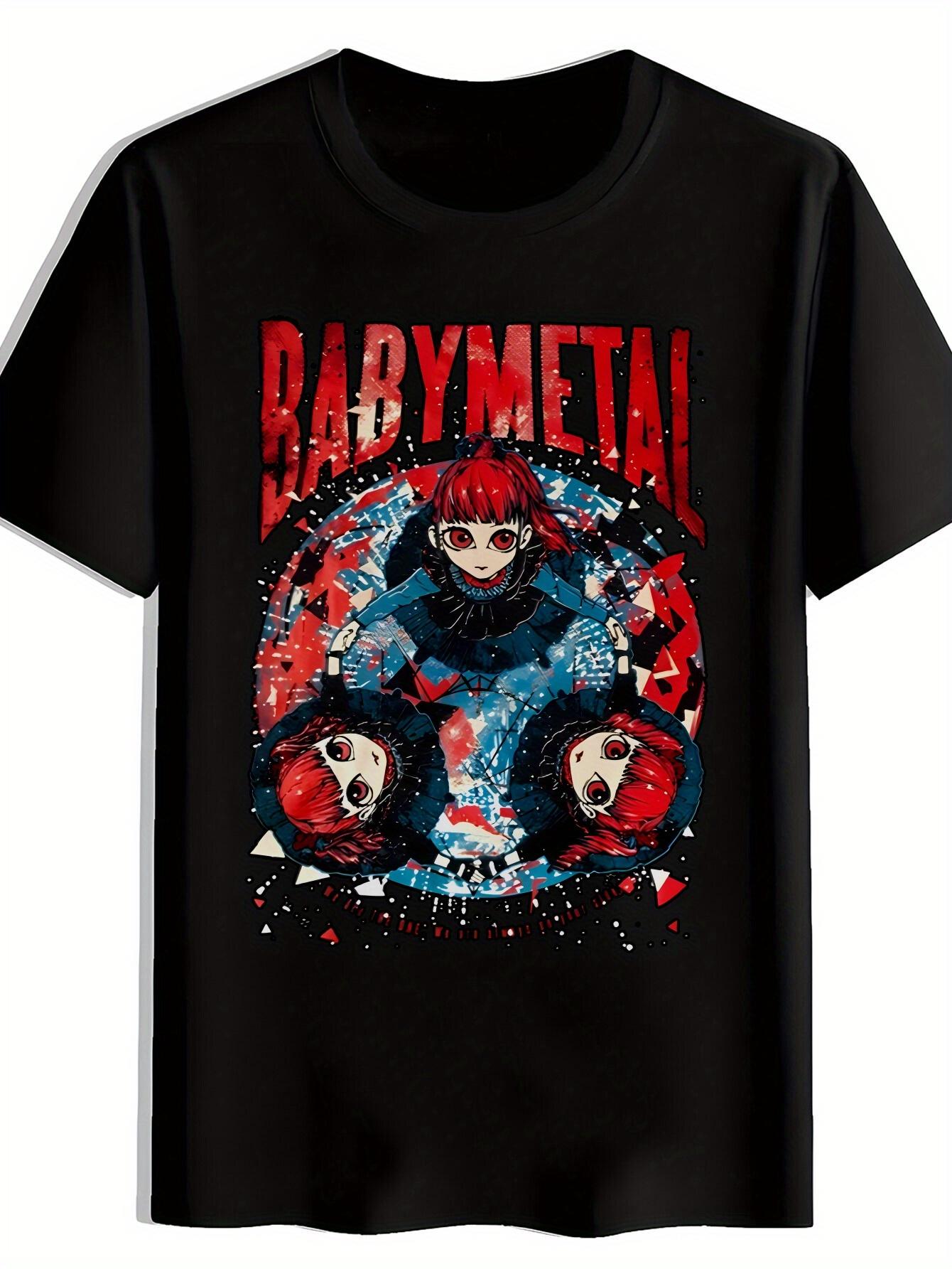 Retro Rock Band Graphic T-shirt - Short Sleeve M